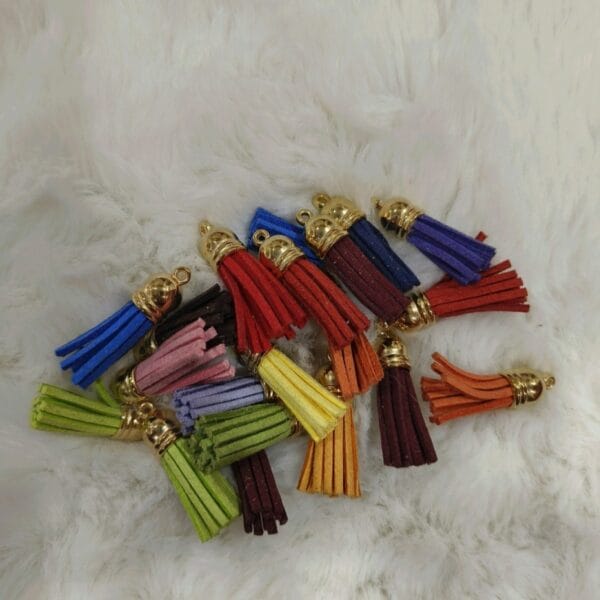 Leather tassels