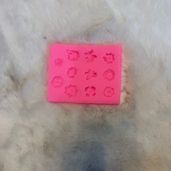 11 CAVITY MIX FLOWER MOULD